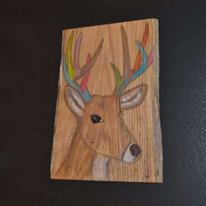 Deer Live-edge Drawing