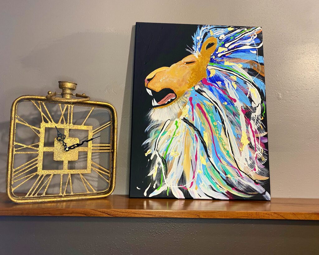 Lion Of The Tribe Of Judah 18 X 24 Mixed Media On Canvas   3F866DAC C804 4F08 81F0 BC540158D84B 1024x818 